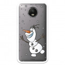 Funda para Motorola Moto G5s Plus Oficial de Disney Olaf Transparente - Frozen