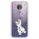 Funda para Motorola Moto G7 Power Oficial de Disney Olaf Transparente - Frozen