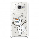 Funda para Samsung Galaxy A3 2016 Oficial de Disney Olaf Transparente - Frozen