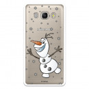 Funda para Samsung Galaxy J5 2016 Oficial de Disney Olaf Transparente - Frozen