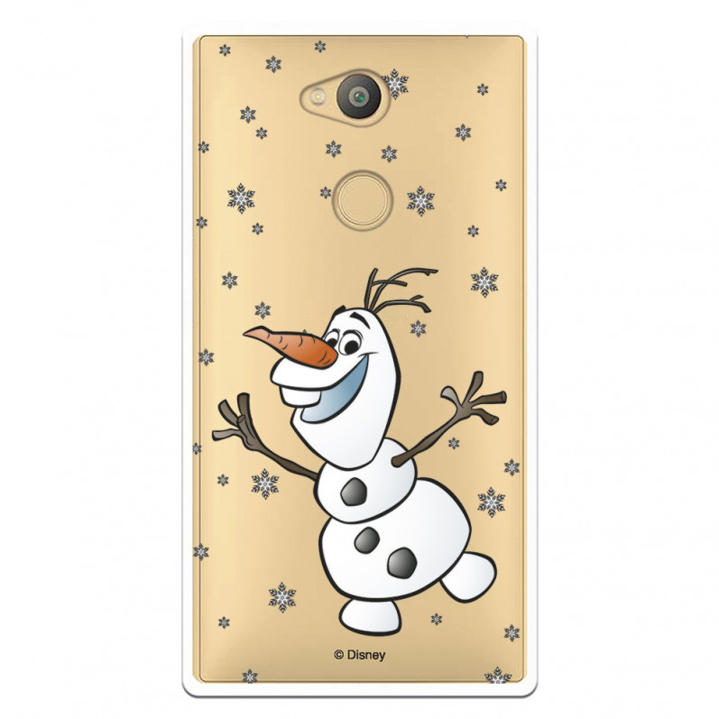 Funda para Sony Xperia L2 Oficial de Disney Olaf Transparente - Frozen