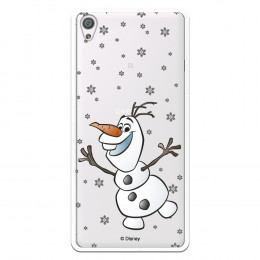 Funda para Sony Xperia XA Oficial de Disney Olaf Transparente - Frozen