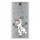 Funda para Sony Xperia XA2 Oficial de Disney Olaf Transparente - Frozen