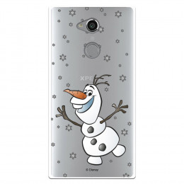 Funda para Sony Xperia XA2 Ultra Oficial de Disney Olaf Transparente - Frozen