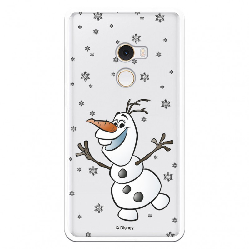 Funda para Xiaomi Mi Mix 2 Oficial de Disney Olaf Transparente - Frozen