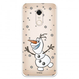 Funda para Xiaomi Redmi 5 Plus Oficial de Disney Olaf Transparente - Frozen