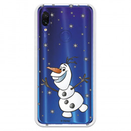 Funda para Xiaomi Redmi 7 Oficial de Disney Olaf Transparente - Frozen