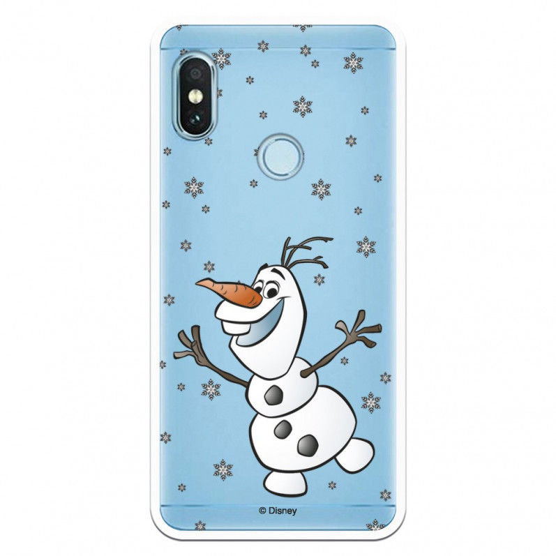 Funda para Xiaomi Redmi Note 5 Pro Oficial de Disney Olaf Transparente - Frozen