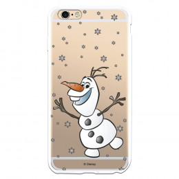 Funda para iPhone 6S Plus Oficial de Disney Olaf Transparente - Frozen