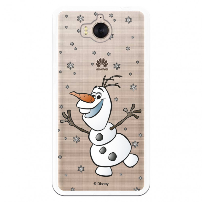 Funda para Huawei Y5 2017 Oficial de Disney Olaf Transparente - Frozen