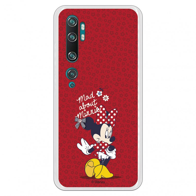 Funda para Xiaomi Mi Note 10 Oficial de Disney Minnie Mad About - Clásicos Disney