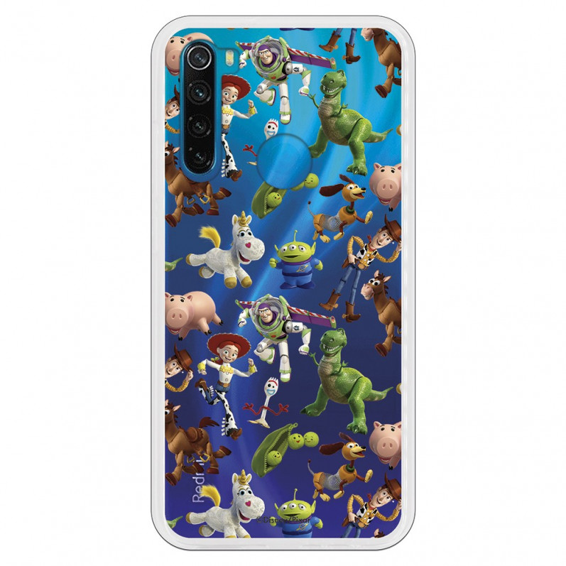 Funda para Xiaomi Redmi Note 8 Oficial de Disney Muñecos Toy Story Siluetas - Toy Story