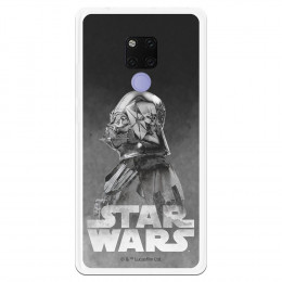 Funda para Huawei Mate 20 X Oficial de Star Wars Darth Vader Fondo negro - Star Wars