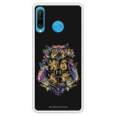 Funda para Huawei P30 Lite Oficial de Harry Potter Hogwarts Floral  - Harry Potter