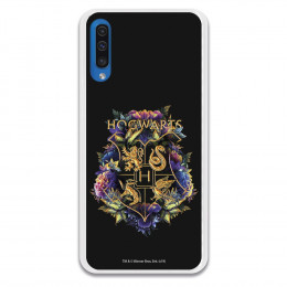 Funda para Samsung Galaxy A50 Oficial de Harry Potter Hogwarts Floral  - Harry Potter