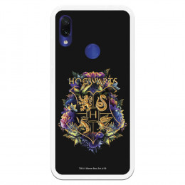 Funda para Xiaomi Redmi Note 7 Oficial de Harry Potter Hogwarts Floral  - Harry Potter