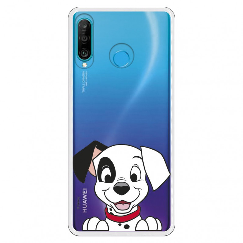 Funda para Huawei P30 Lite Oficial de Disney Cachorro Sonrisa - 101 Dálmatas