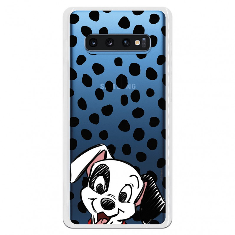 Funda para Samsung Galaxy S10 Plus Oficial de Disney Cachorro Manchas - 101 Dálmatas