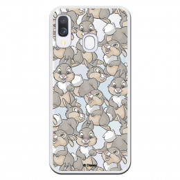 Funda para Samsung Galaxy A40 Oficial de Disney Tambor Patrones - Bambi