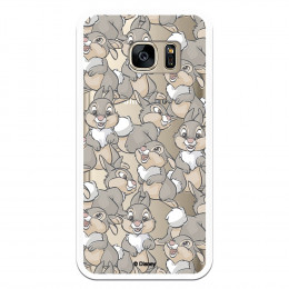 Funda para Samsung Galaxy S7 Oficial de Disney Tambor Patrones - Bambi