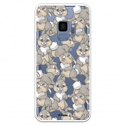 Funda para Samsung Galaxy S9 Oficial de Disney Tambor Patrones - Bambi