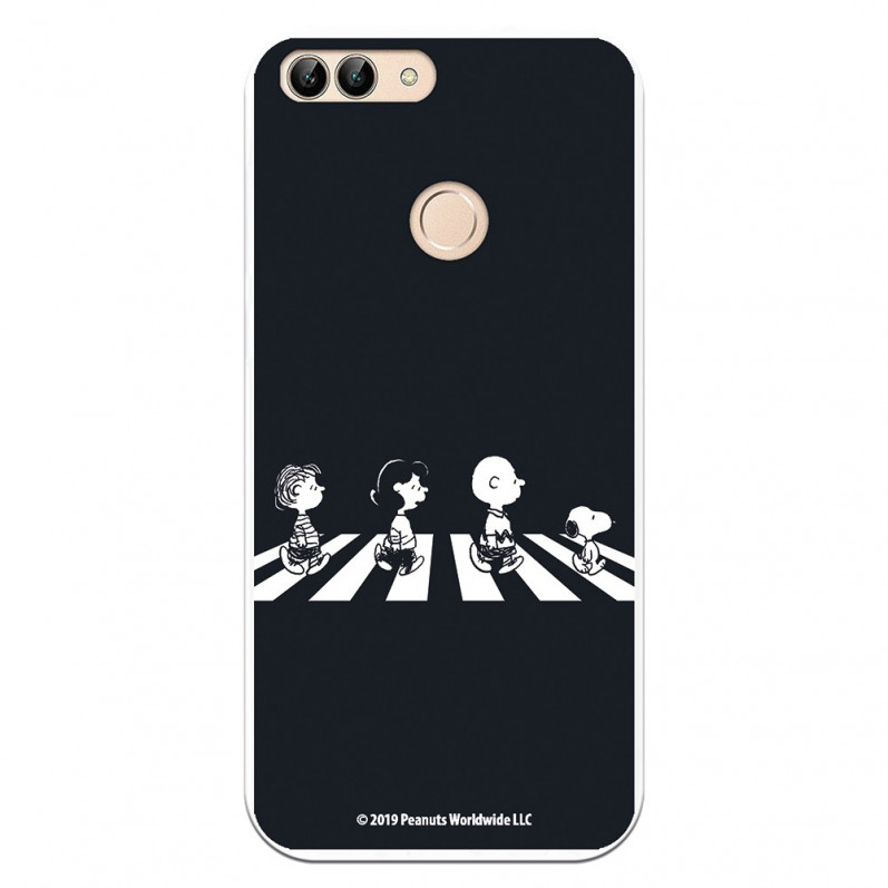 Funda para Huawei P Smart Oficial de Peanuts Personajes Beatles - Snoopy