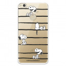 Funda para Huawei P8 Lite 2017 Oficial de Peanuts Snoopy rayas - Snoopy