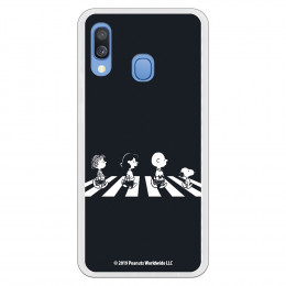 Funda para Samsung Galaxy A20E Oficial de Peanuts Personajes Beatles - Snoopy