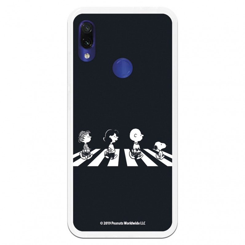 Funda para Xiaomi Redmi Note 7 Oficial de Peanuts Personajes Beatles - Snoopy