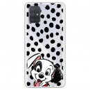 Funda para Samsung Galaxy A71 Oficial de Disney Cachorro Manchas - 101 Dálmatas