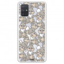 Funda para Samsung Galaxy A71 Oficial de Disney Tambor Patrones - Bambi