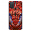 Funda para Samsung Galaxy A71 Oficial de Marvel Spiderman Torso - Marvel