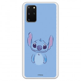 Funda para Samsung Galaxy S20 Plus Oficial de Disney Stitch Azul - Lilo & Stitch