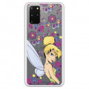 Funda para Samsung Galaxy S20 Plus Oficial de Disney Campanilla Flores - Peter Pan