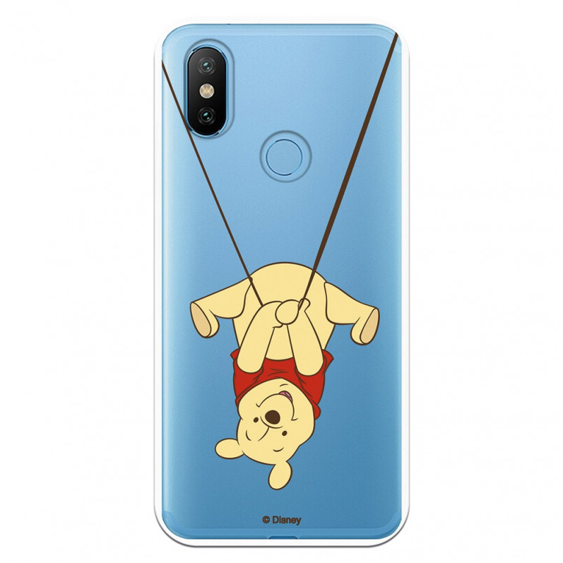 Funda para Xiaomi Mi A2 Oficial de Disney Winnie  Columpio - Winnie The Pooh