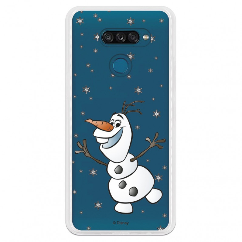 Funda para LG K50S Oficial de Disney Olaf Transparente - Frozen