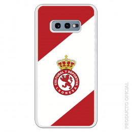 Carcasa Oficial Cultural y Deportiva Leonesa Escudo fondo bicolor para Samsung Galaxy S10 Lite- La Casa de las Carcasas