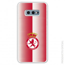 Carcasa Oficial Cultural y Deportiva Leonesa Escudo Trama bicolor para Samsung Galaxy S10 Lite- La Casa de las Carcasas