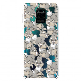 Funda para Xiaomi Redmi Note 9S Oficial de Disney Tambor Patrones - Bambi