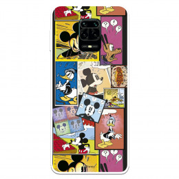 Funda para Xiaomi Redmi Note 9S Oficial de Disney Mickey Comic - Clásicos Disney