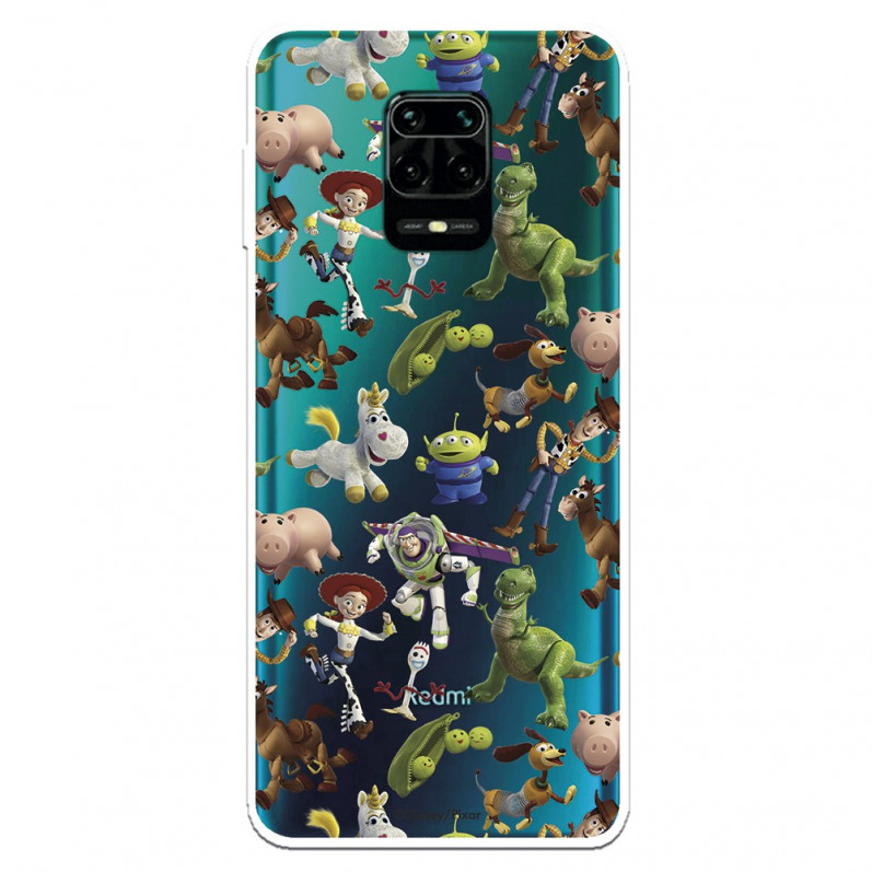 Funda para Xiaomi Redmi Note 9S Oficial de Disney Muñecos Toy Story Siluetas - Toy Story