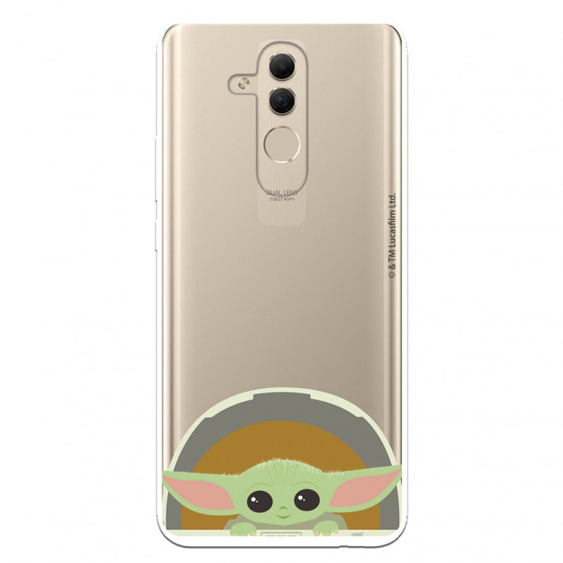 Funda para Huawei Mate 20 Lite Oficial de Star Wars Baby Yoda Sonrisas - Star  Wars