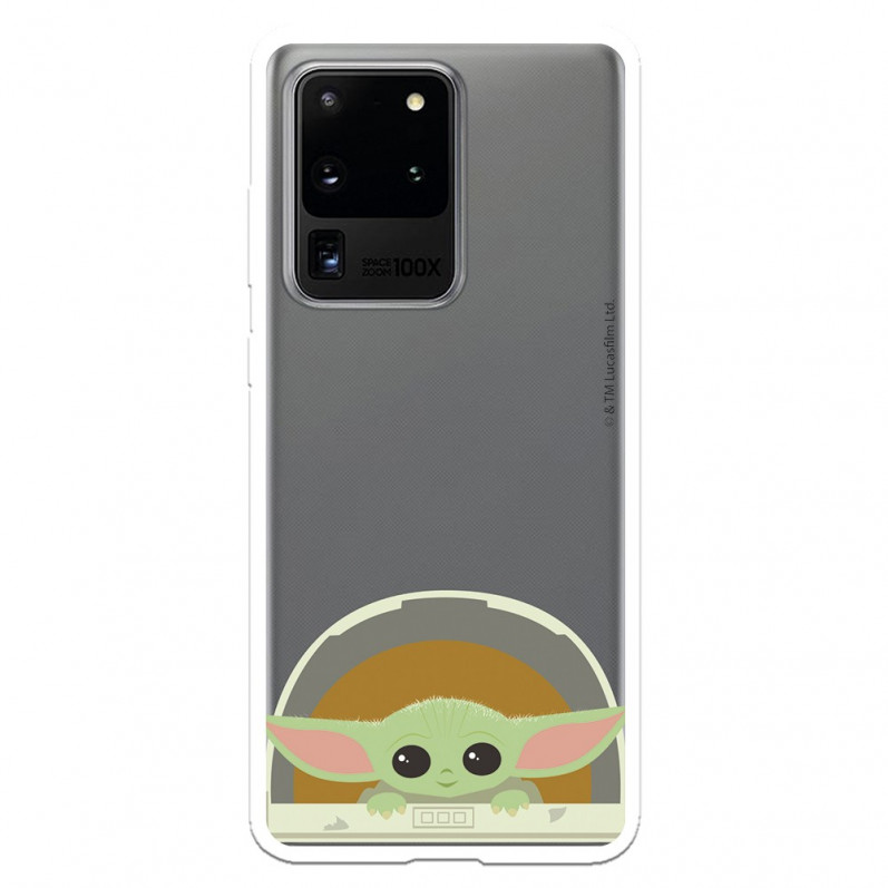 Funda para Samsung Galaxy S20 Ultra Oficial de Star Wars Baby Yoda Sonrisas - Star  Wars