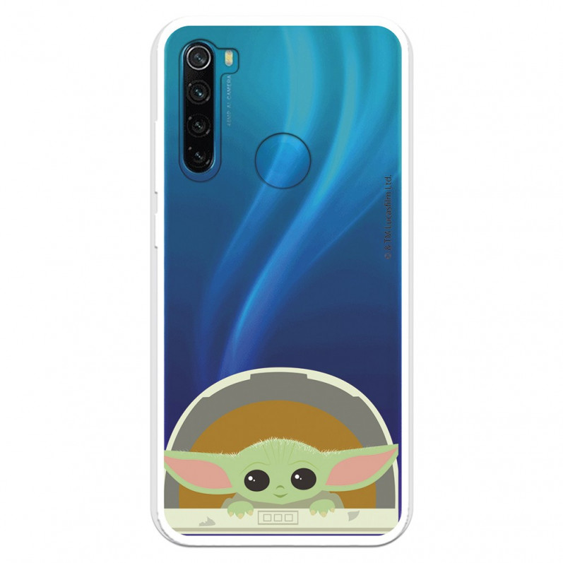 Funda para Xiaomi Redmi Note 8 Oficial de Star Wars Baby Yoda Sonrisas - Star  Wars