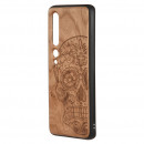 Funda Madera Tallada Calavera Mexicana  para Xiaomi Mi 10