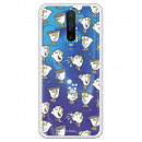 Funda para Xiaomi Redmi K30 Oficial de Disney Chip Potts Siluetas - La Bella y la Bestia