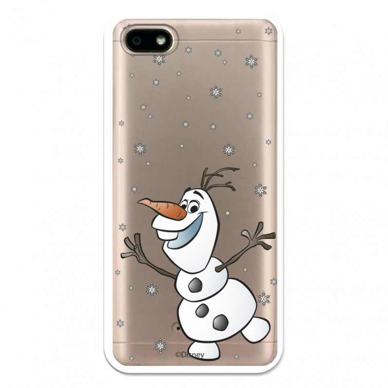 Oficiální průhledné pouzdro Disney Olaf Xiaomi Redmi 6A - Frozen