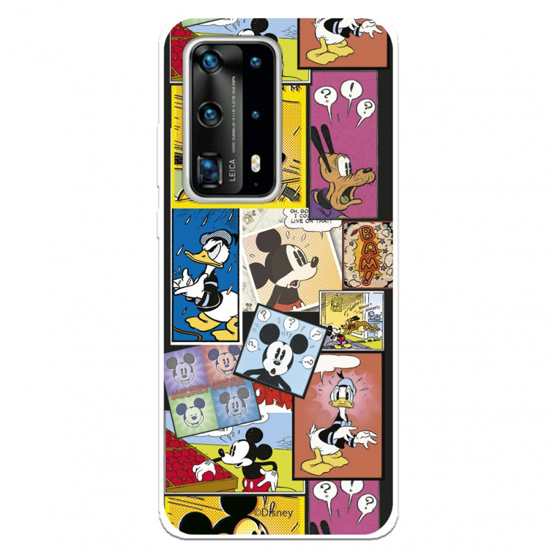 Funda para Huawei P40 Pro Oficial de Disney Mickey Comic - Clásicos Disney