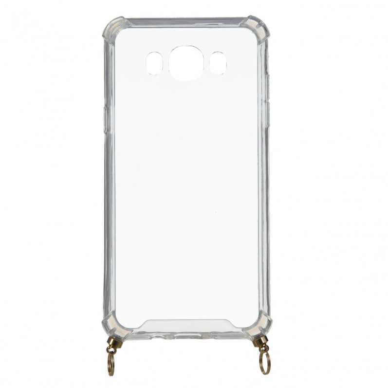 Funda Silicona Colgante Transparente para Samsung Galaxy J7 2016- La Casa de las Carcasas