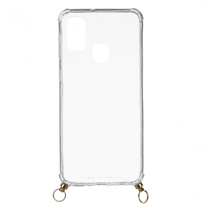 Funda Silicona Colgante Transparente para Samsung Galaxy M21- La Casa de las Carcasas